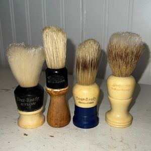 Lot vintage Ever-Ready horse hair & nylon shaving brushes